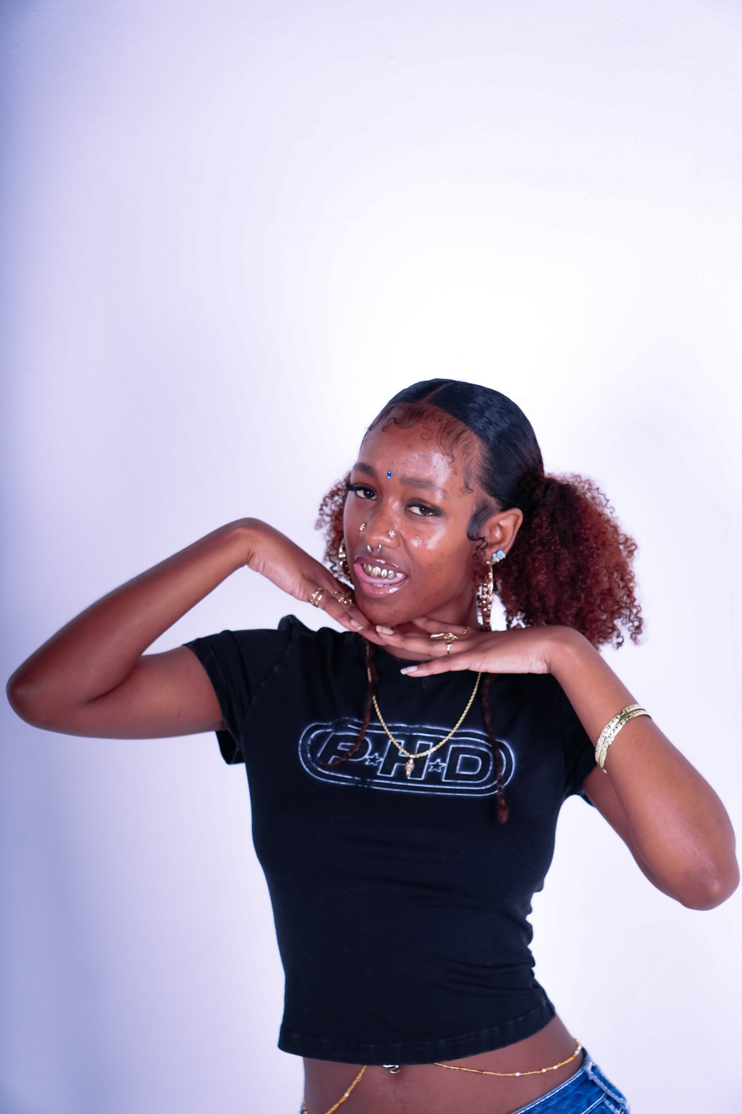 Woman's PHD Logo Baby Tee