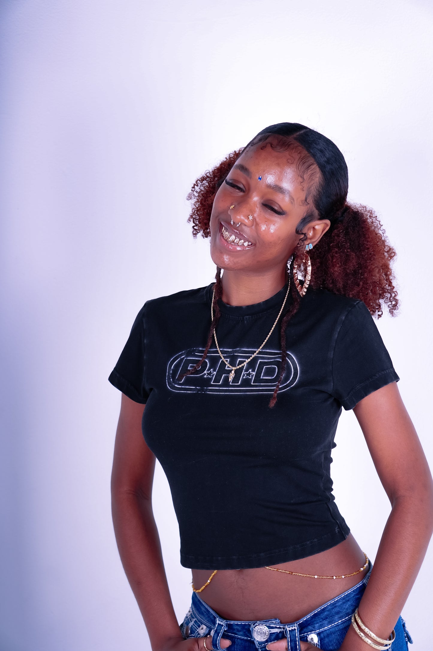 Woman's PHD Logo Baby Tee